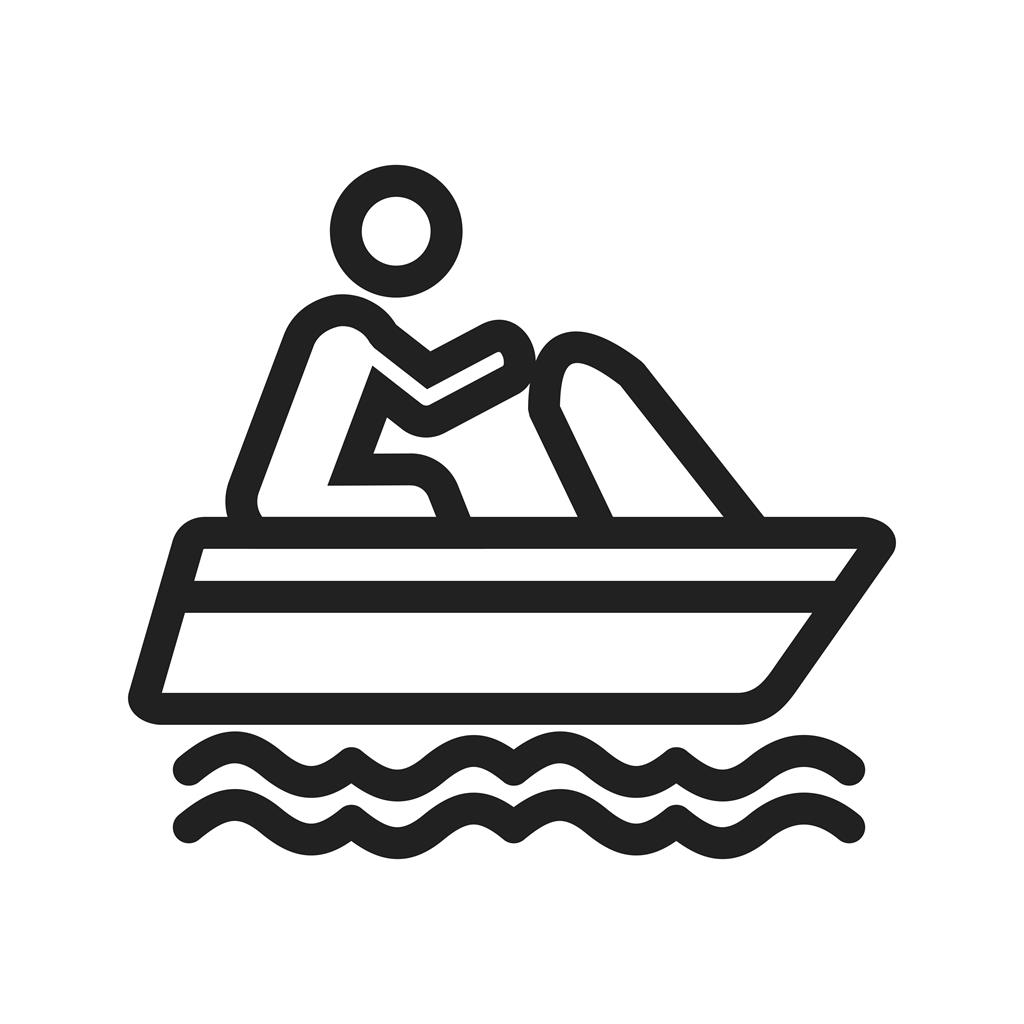 Boating Line Icon