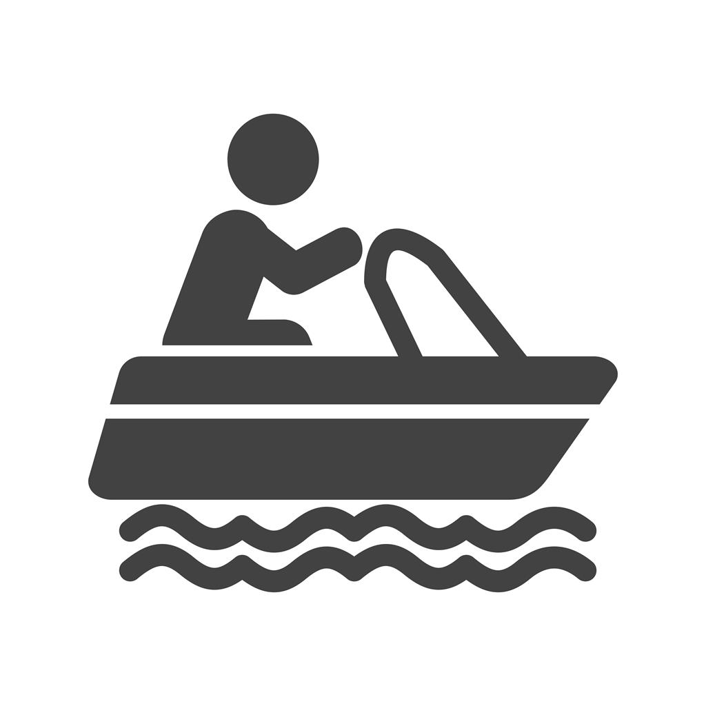 Boating Glyph Icon