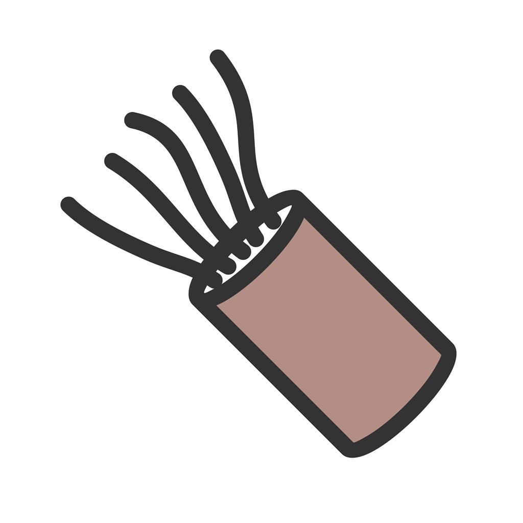 Electric wires Line Filled Icon - IconBunny