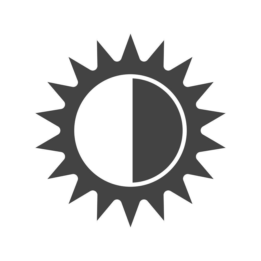 Contrast Glyph Icon