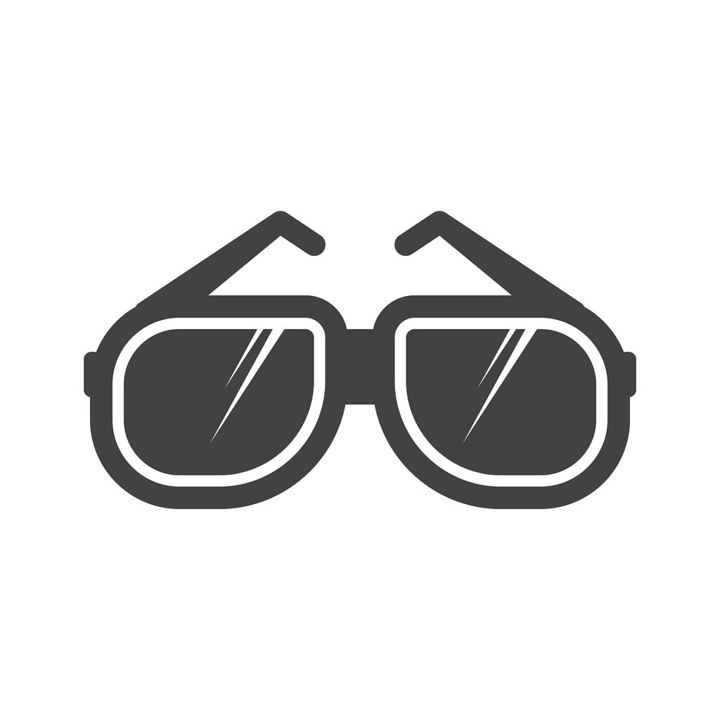 Glasses Glyph Icon