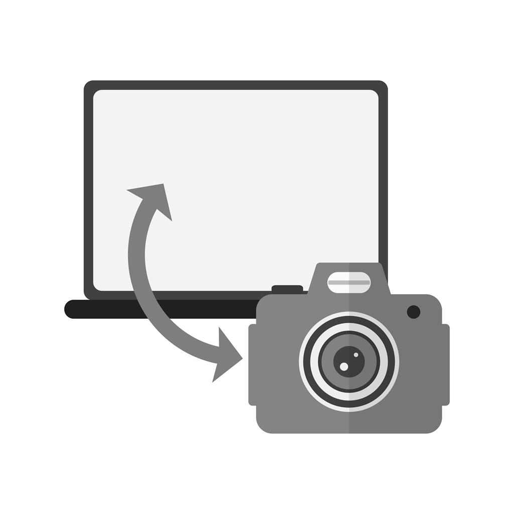 Transfer Images Greyscale Icon