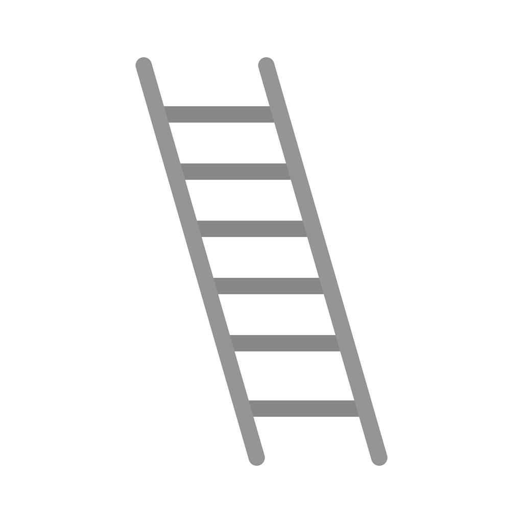 Ladder Greyscale Icon - IconBunny