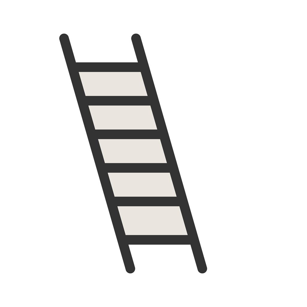 Ladder Line Filled Icon - IconBunny