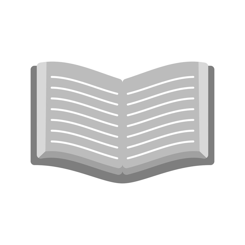 Textbook Greyscale Icon