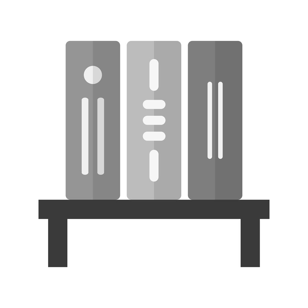 Bookstand Greyscale Icon