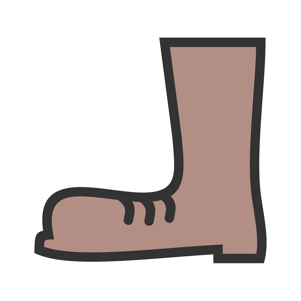 Construction boots Line Filled Icon - IconBunny