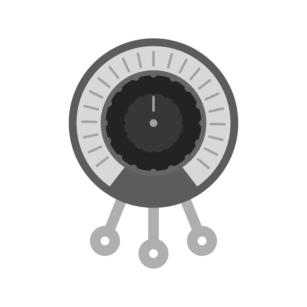 Potentiometer Greyscale Icon