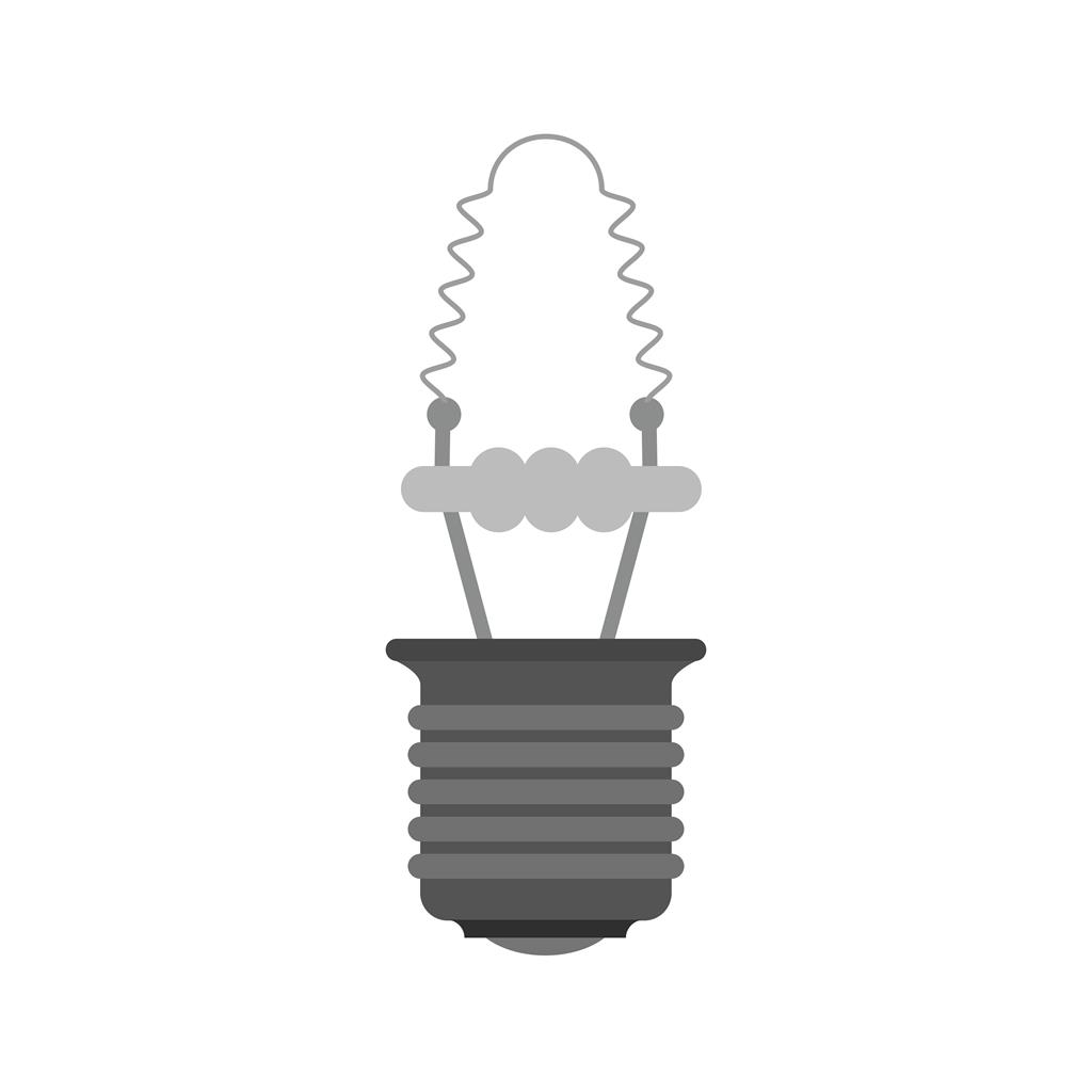 Lamp Incadescent Greyscale Icon