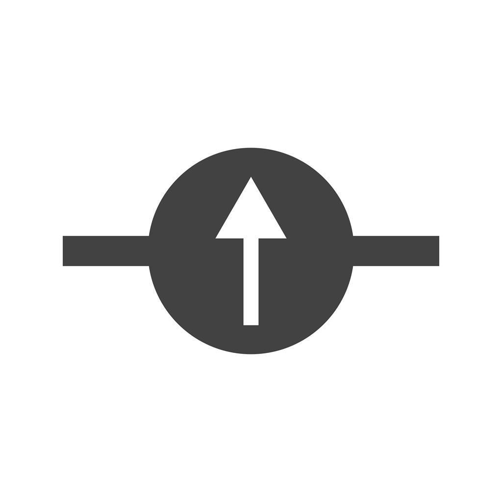 Galvanometer Glyph Icon