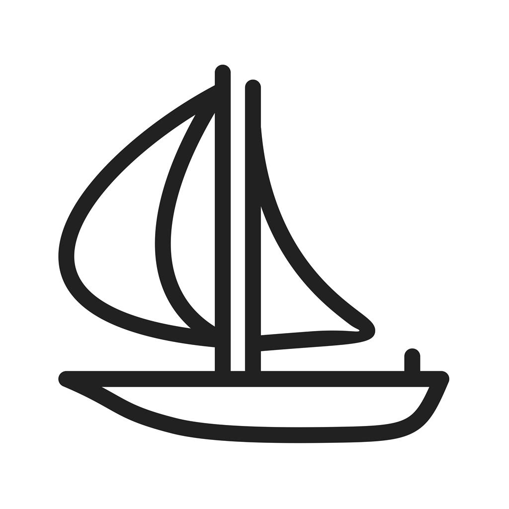 Boat Line Icon