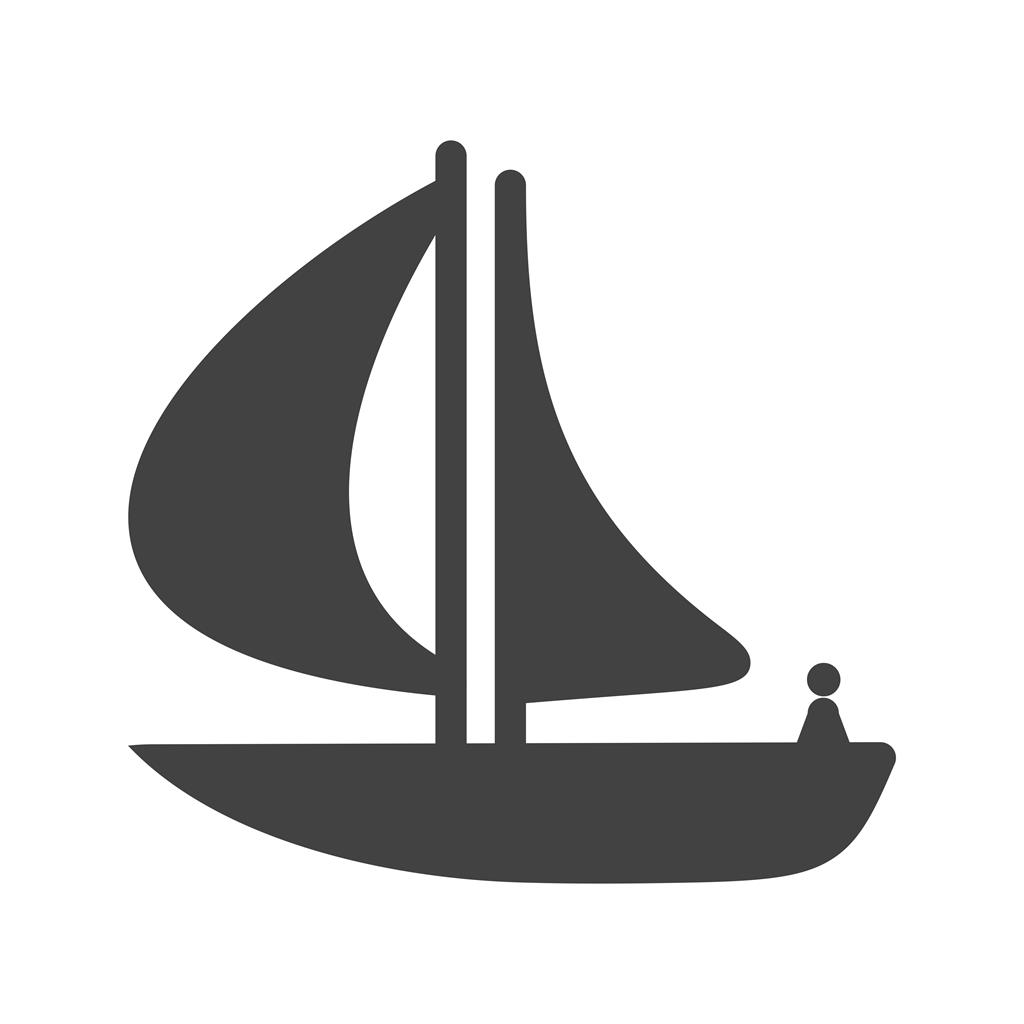 Boat Glyph Icon