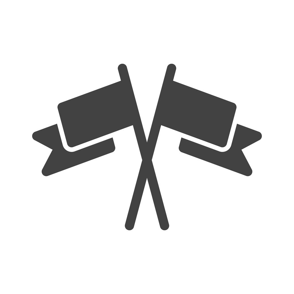 Flags Glyph Icon
