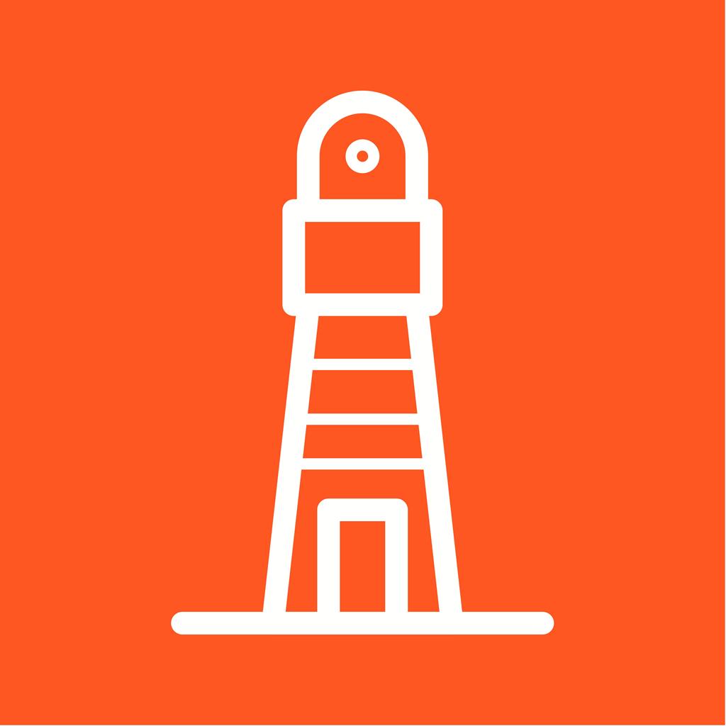 Lighthouse I Line Multicolor B/G Icon
