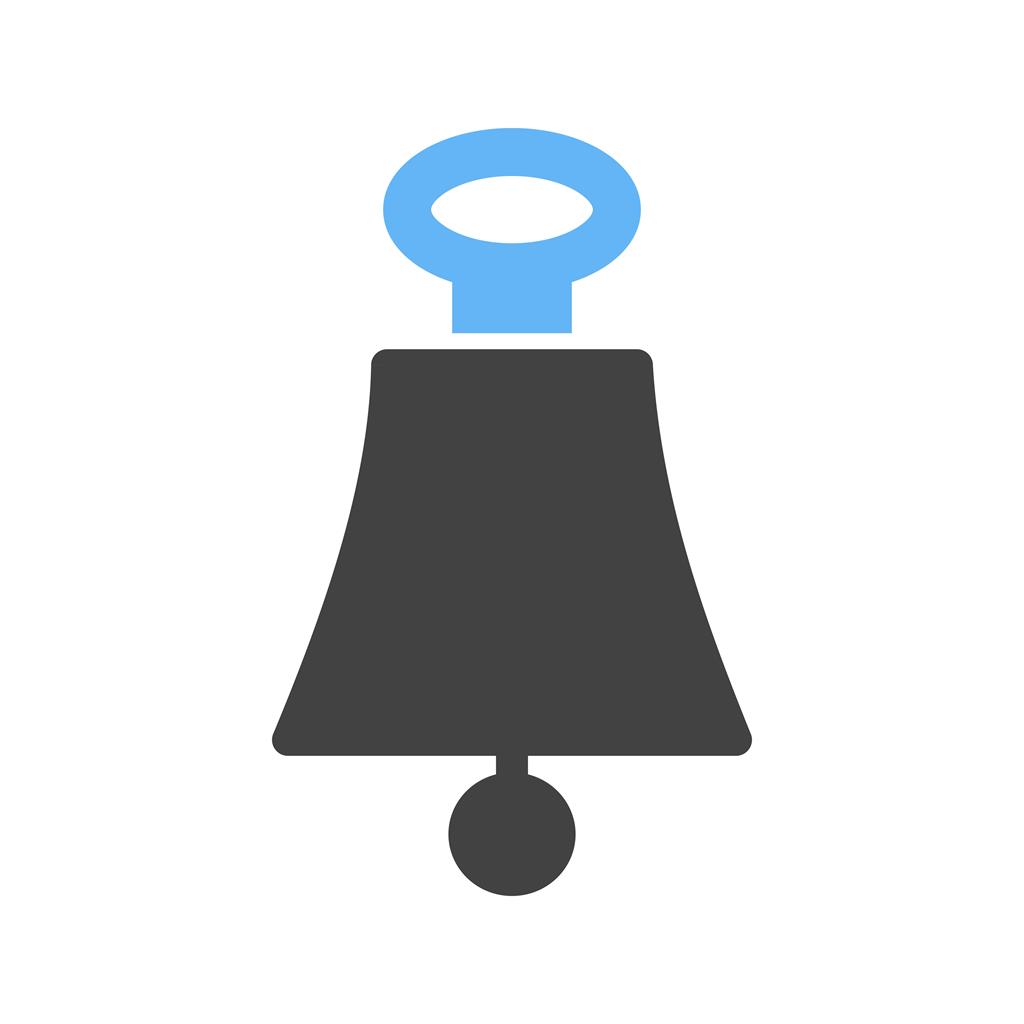 Bell Blue Black Icon