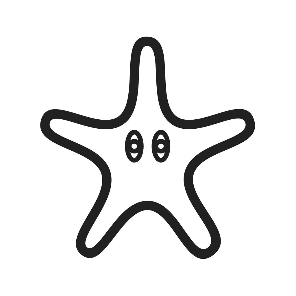 Starfish Line Icon
