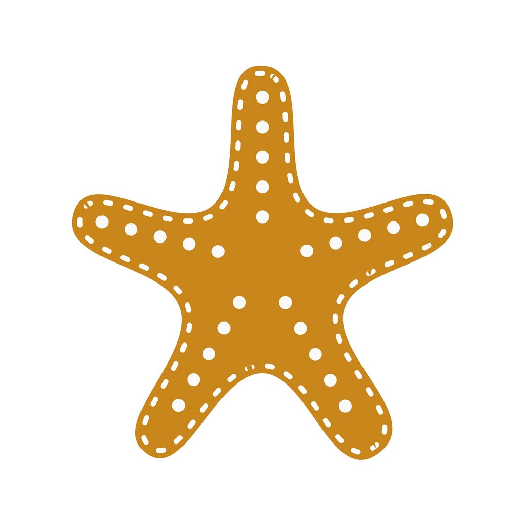 Starfish Flat Multicolor Icon