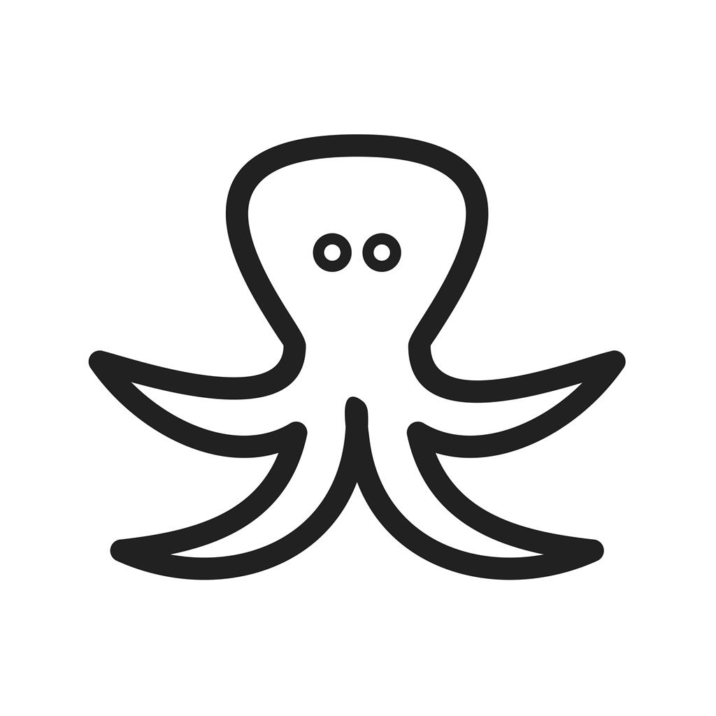 Octopus Line Icon