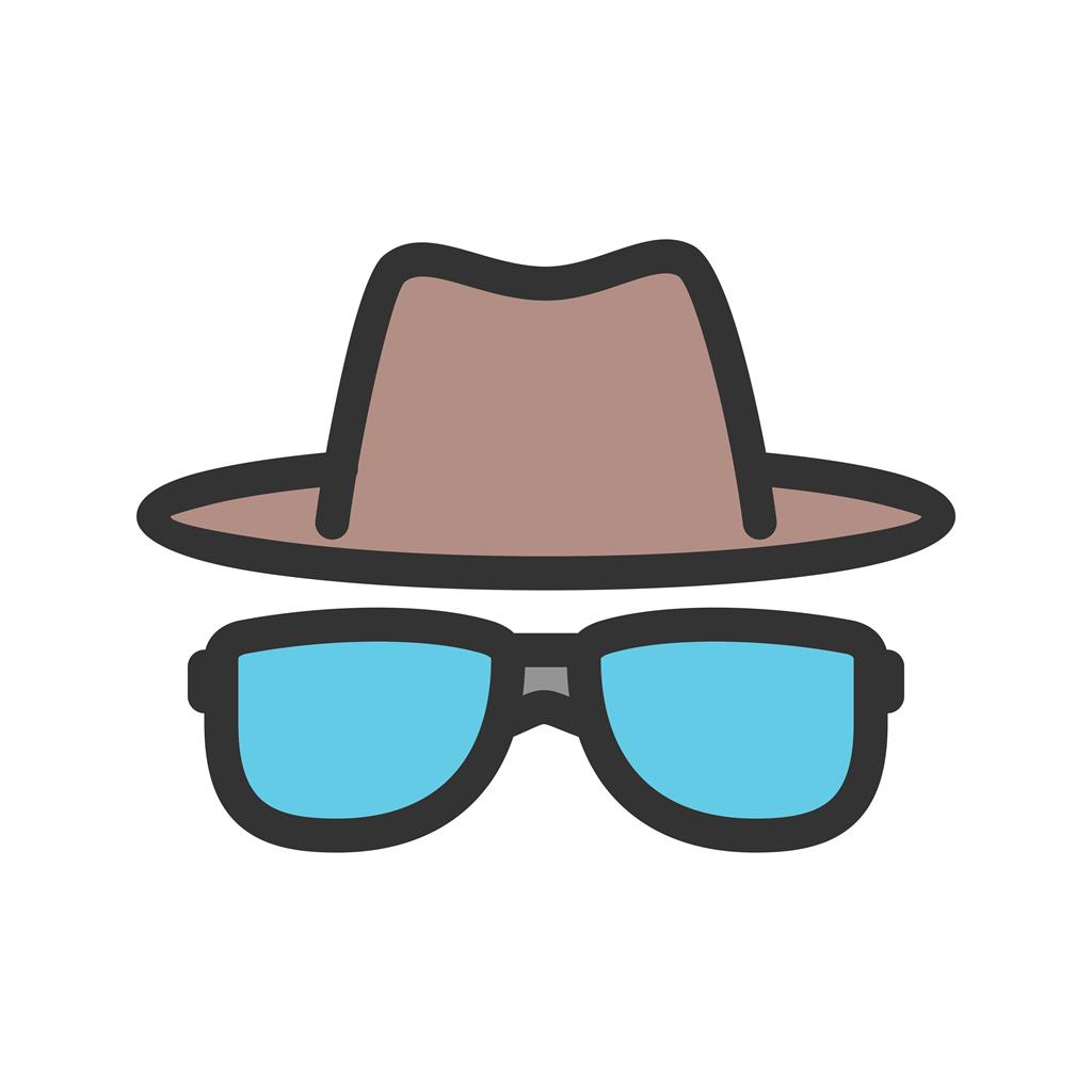 Hipster Style I Line Filled Icon