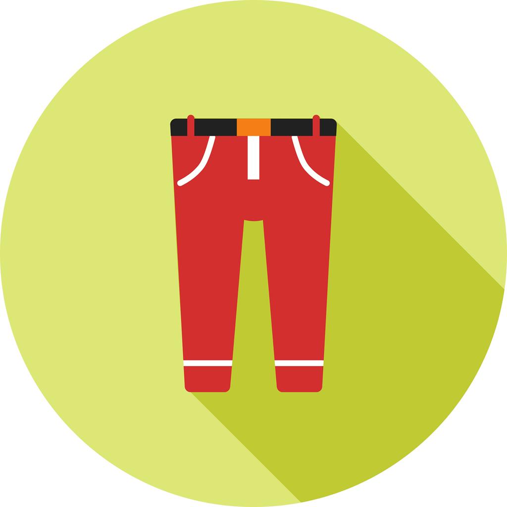 Trousers Flat Shadowed Icon