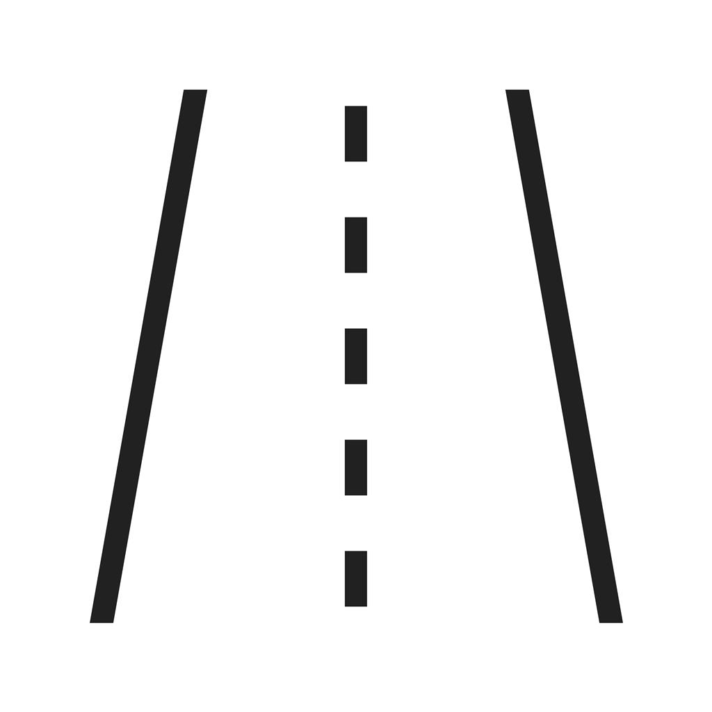 Road Line Icon - IconBunny