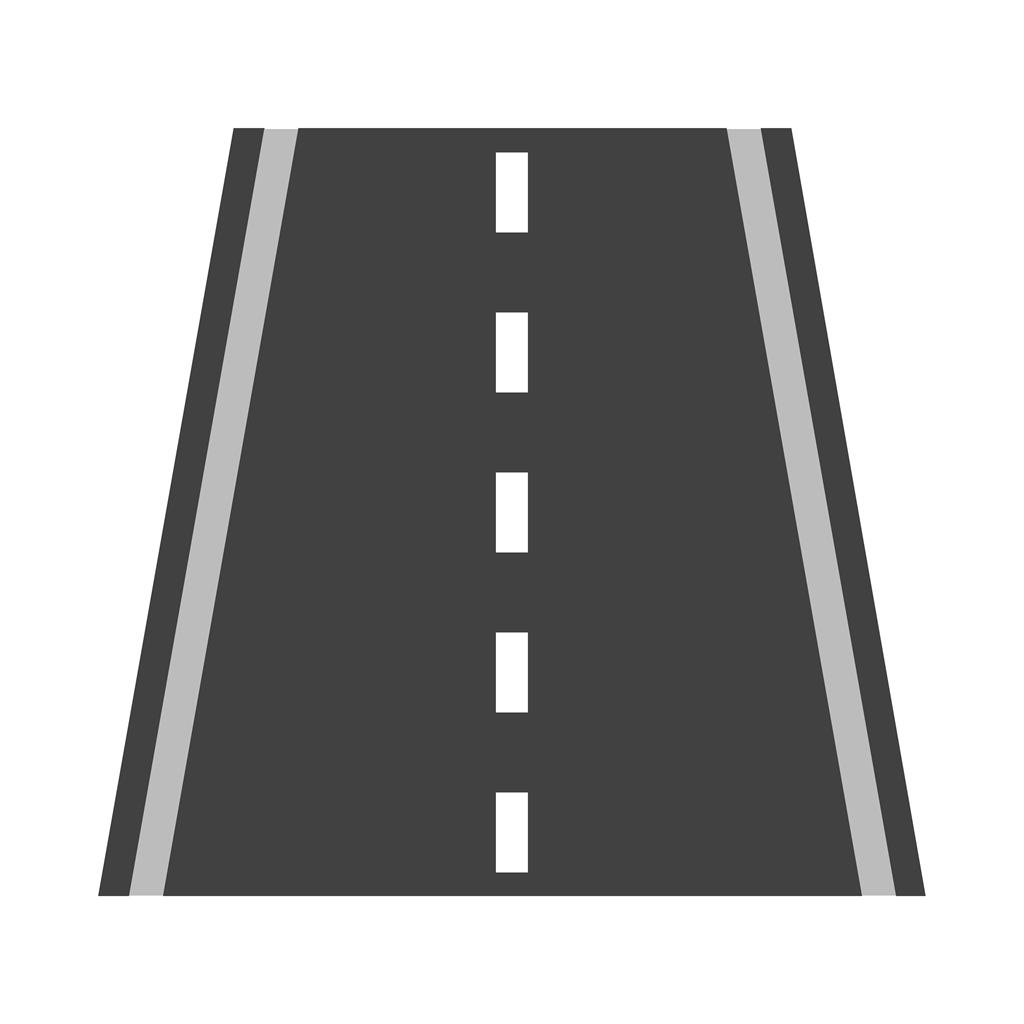 Road Greyscale Icon - IconBunny