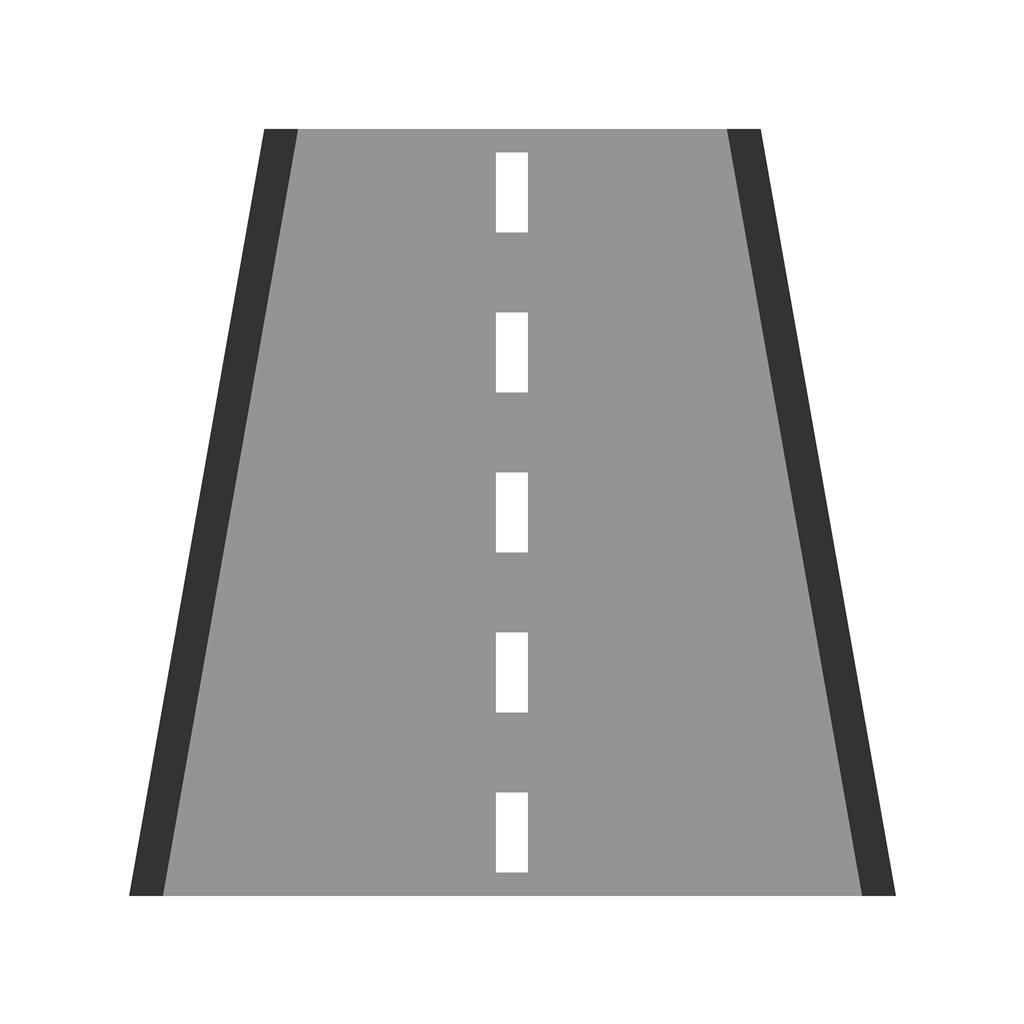 Road Line Filled Icon - IconBunny