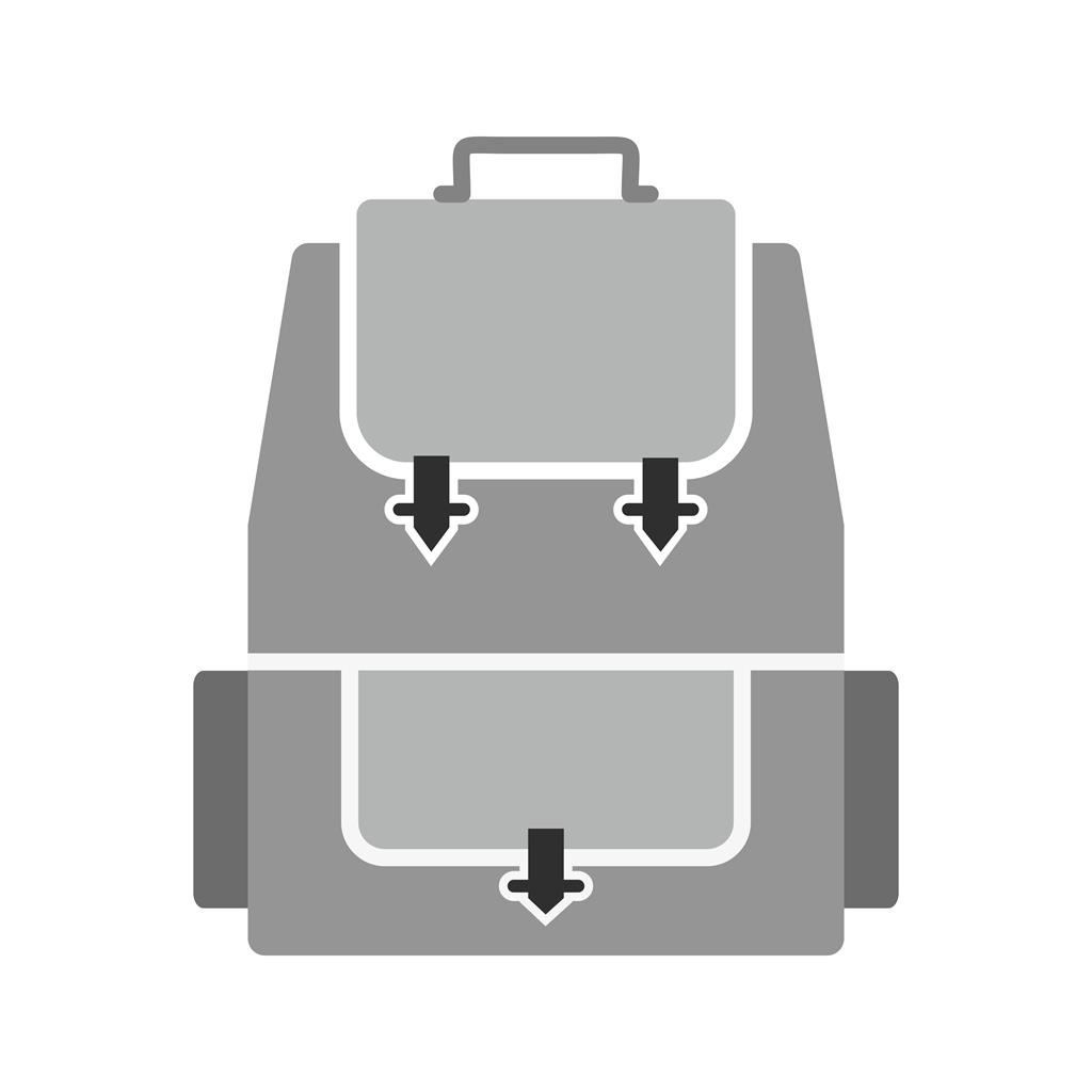 Backpack Greyscale Icon