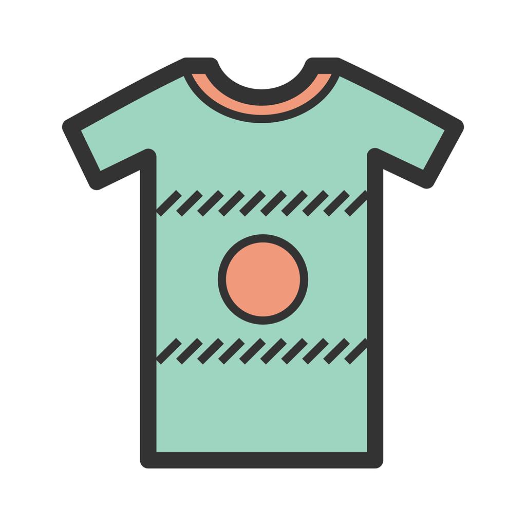 Casual Shirt Line Filled Icon