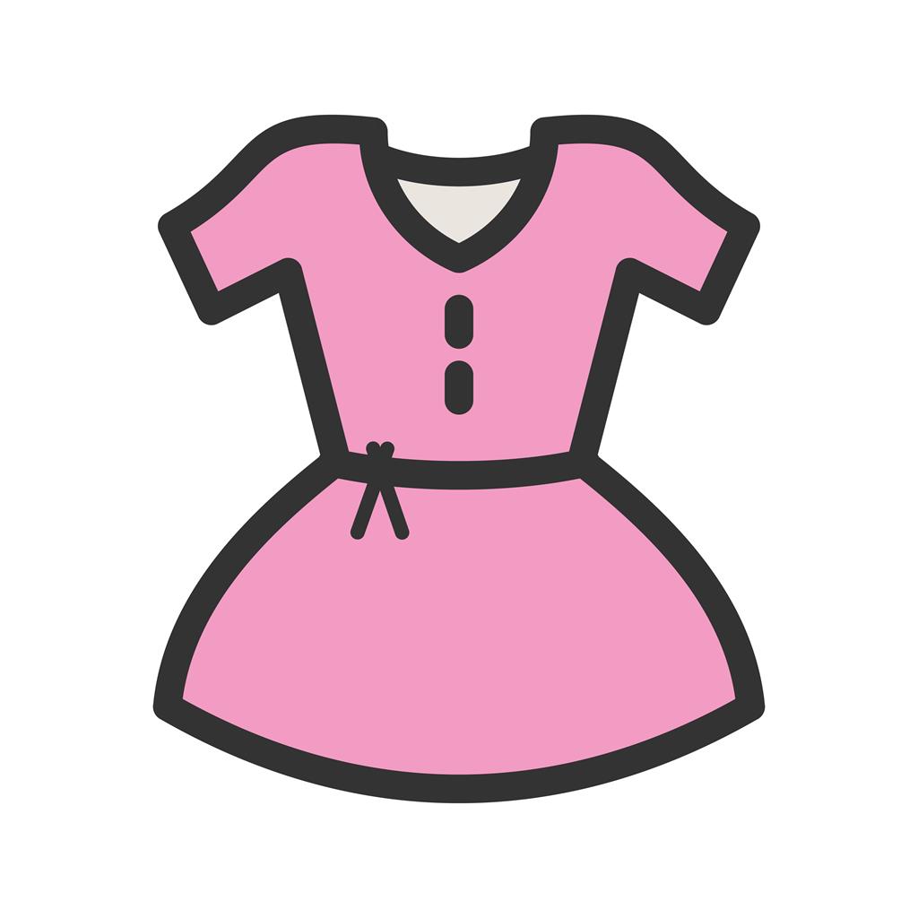Dress Line Filled Icon