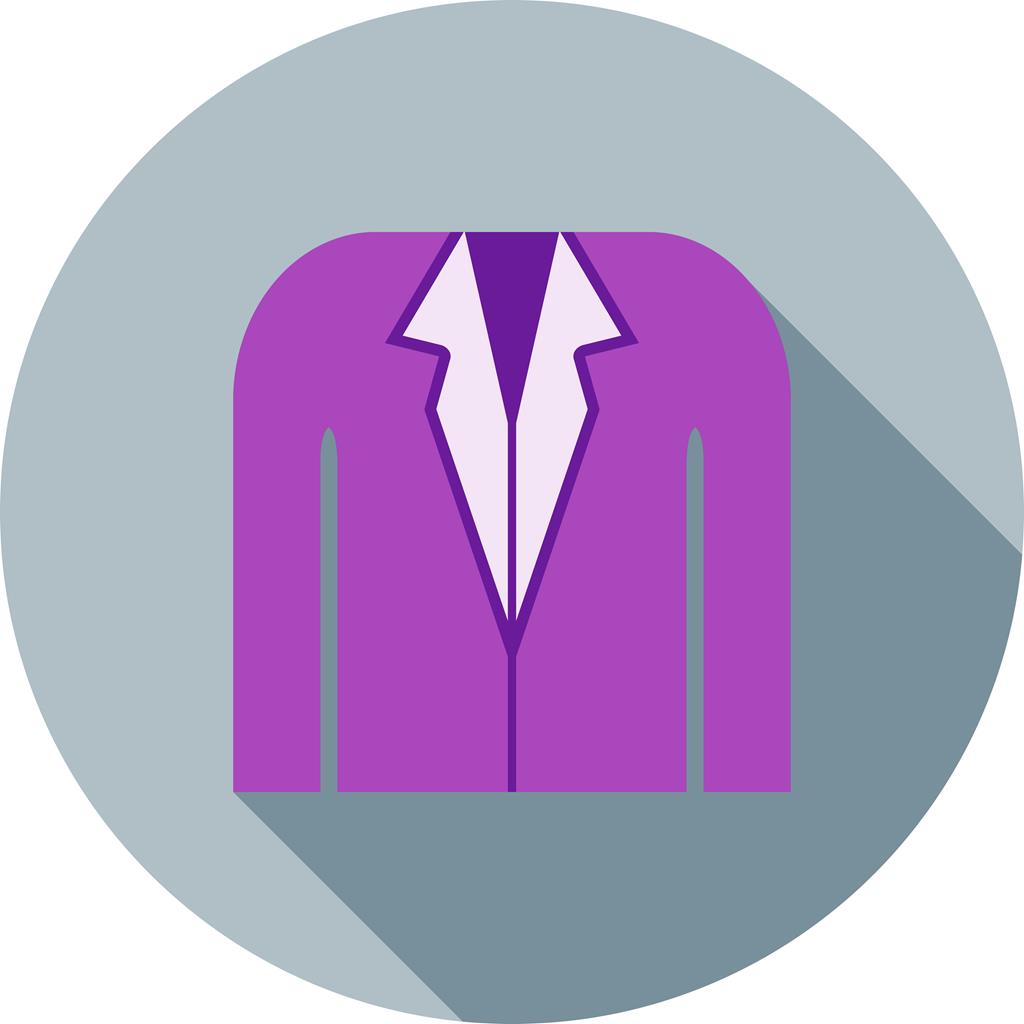 Suit Flat Shadowed Icon