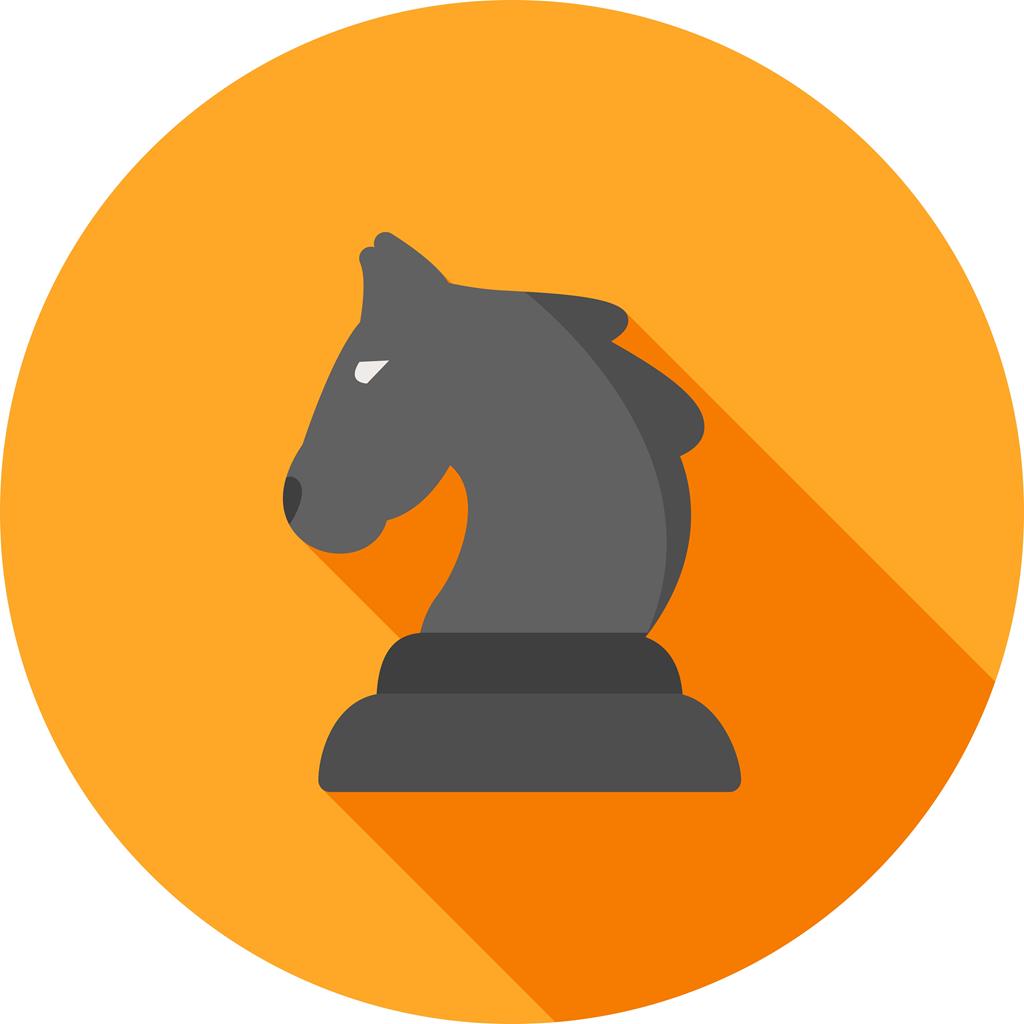 Unicorn Flat Shadowed Icon