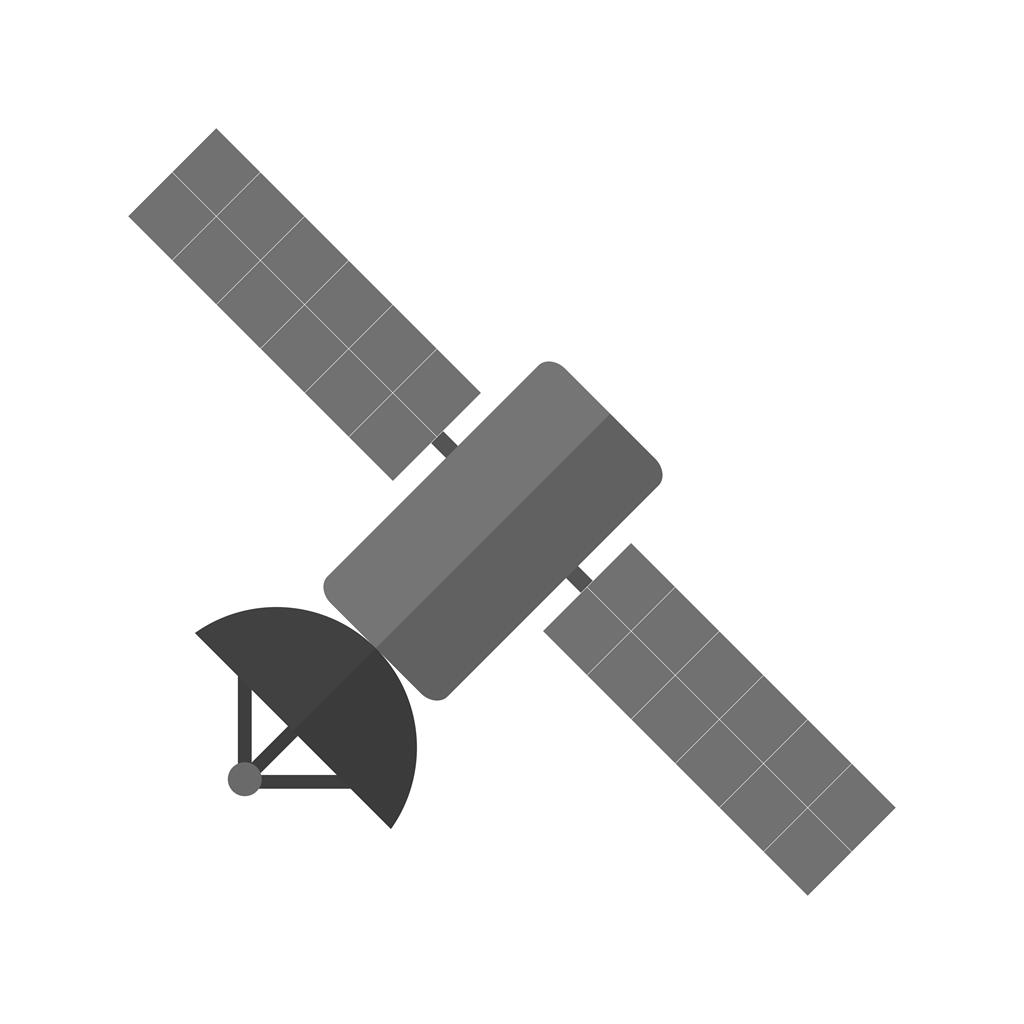 Satellite I Greyscale Icon