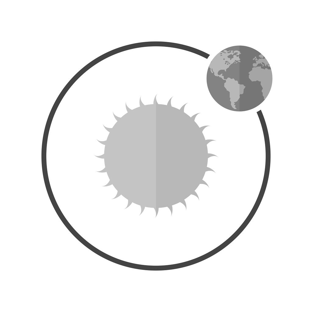 Orbit Greyscale Icon
