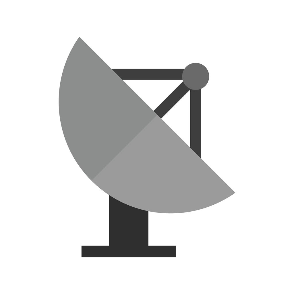 Satellite II Greyscale Icon