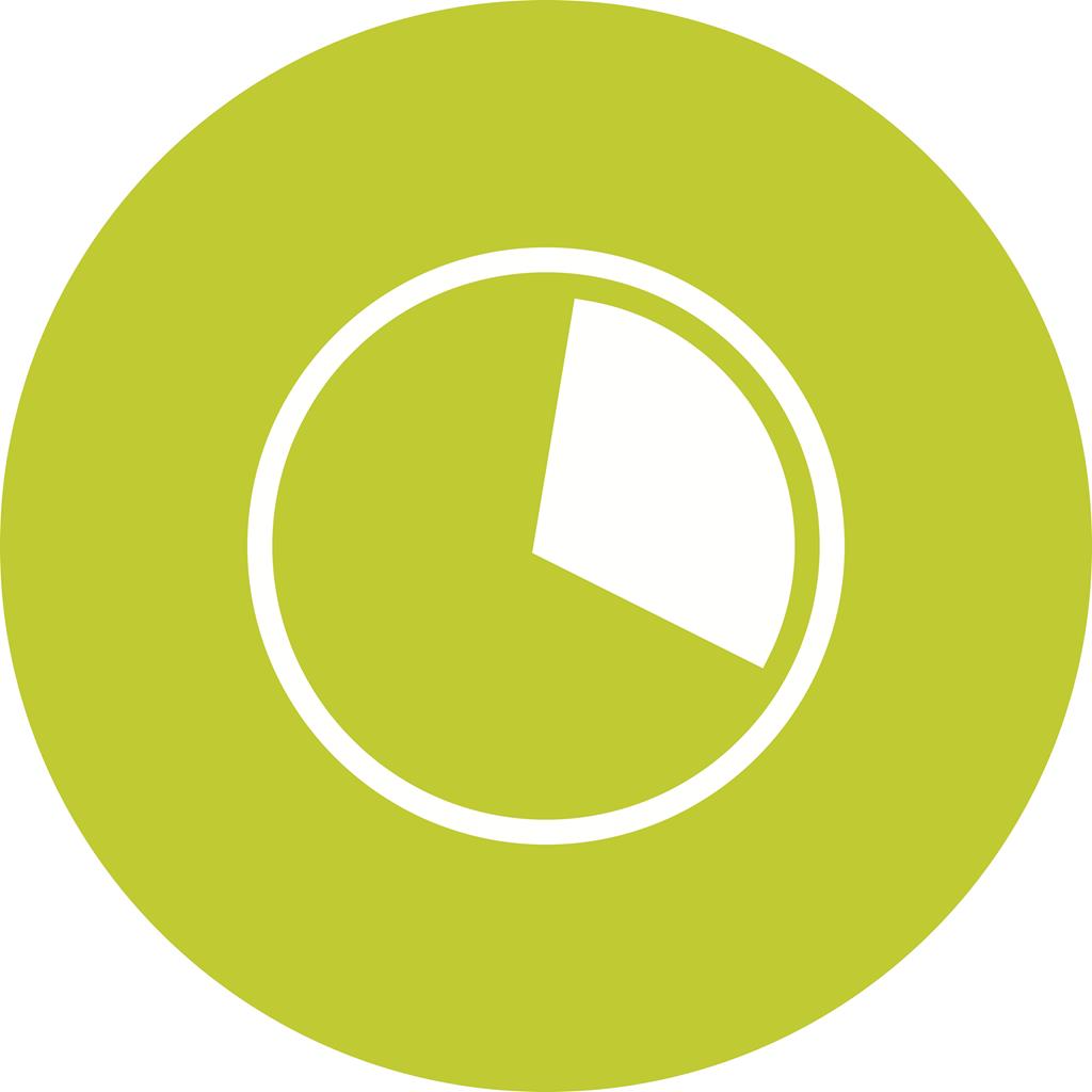 Data Usage Flat Round Icon - IconBunny
