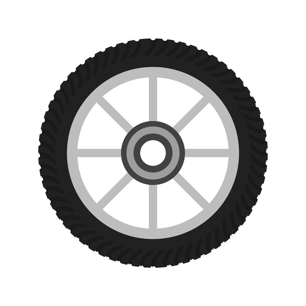 Wheel Flat Multicolor Icon - IconBunny