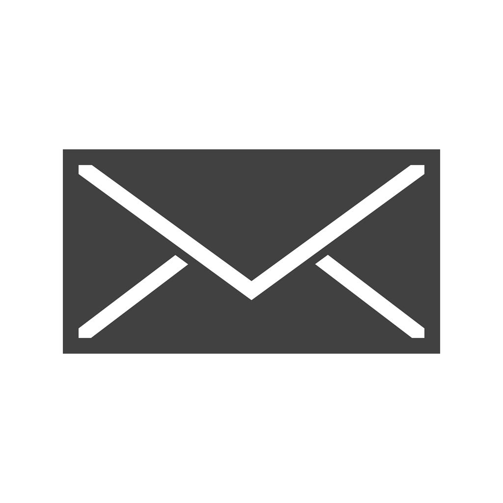 Messaging Glyph Icon - IconBunny