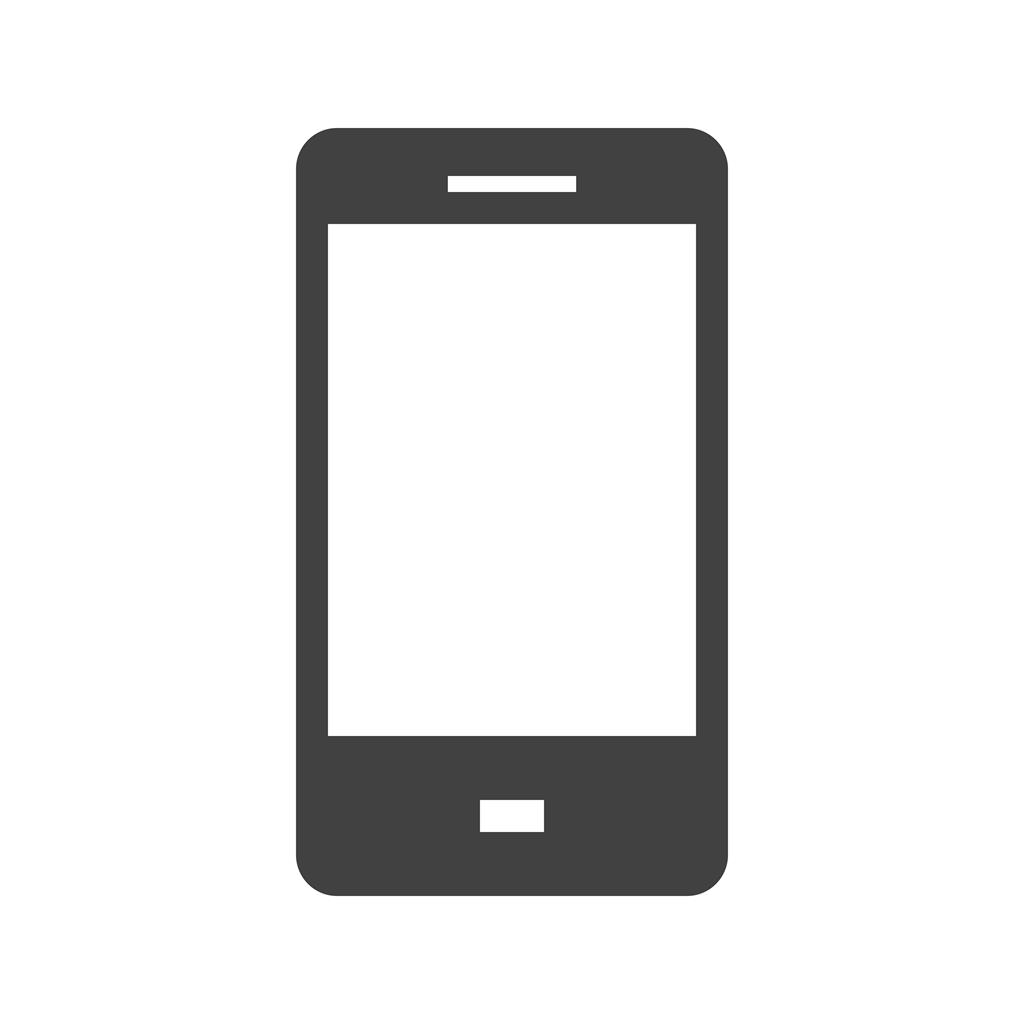 Phone II Glyph Icon - IconBunny
