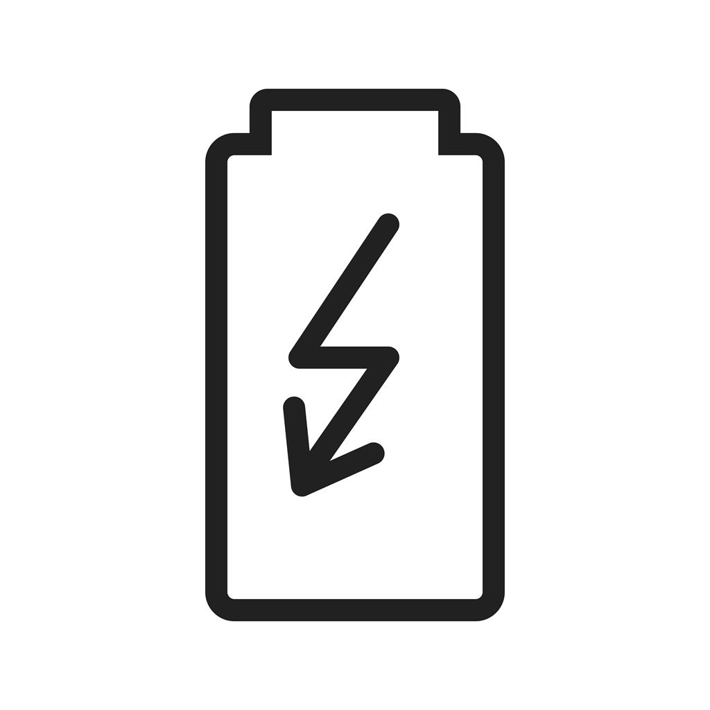 Power saving Line Icon - IconBunny