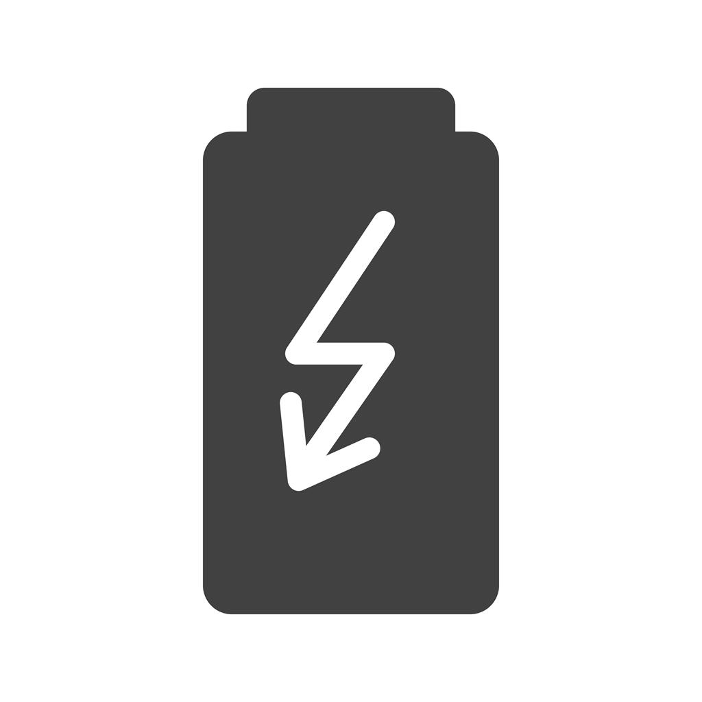 Power saving Glyph Icon - IconBunny