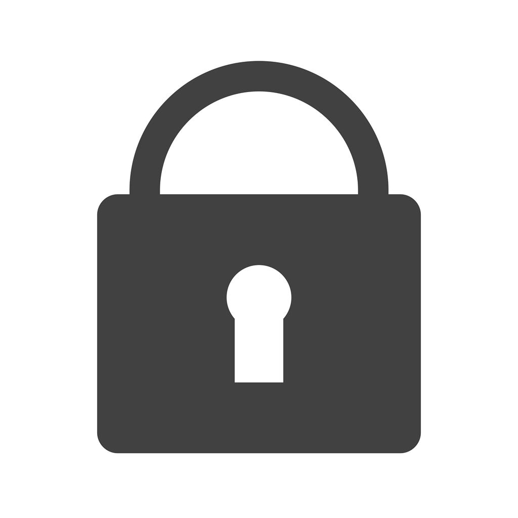 Security Glyph Icon - IconBunny
