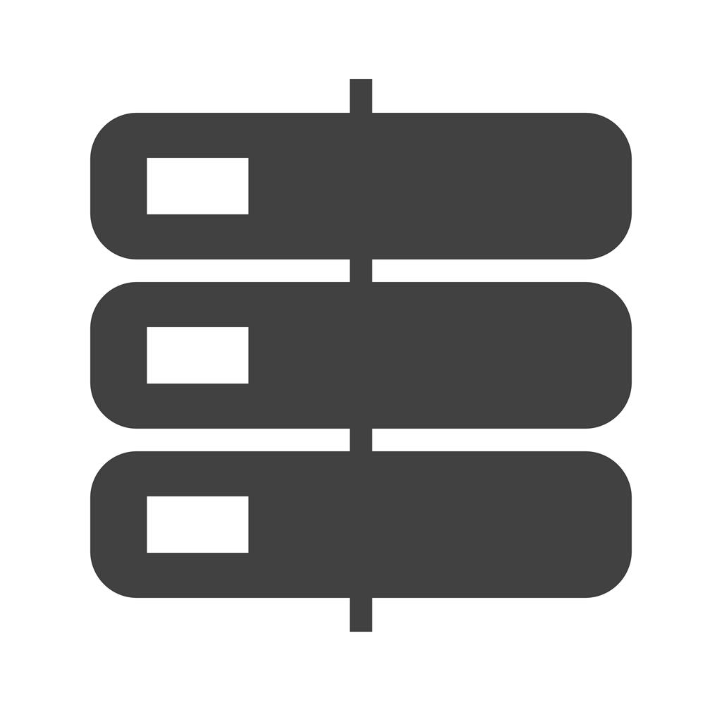 Storage Glyph Icon - IconBunny