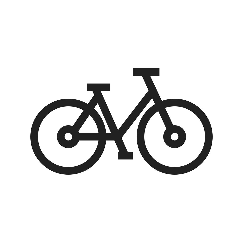 Bicycle Line Icon - IconBunny