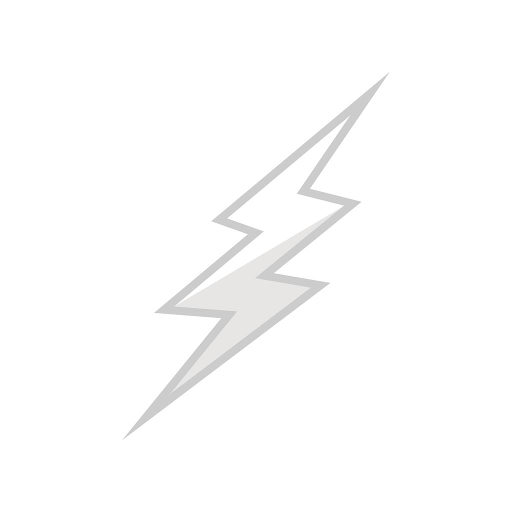 Lightning bolt Flat Multicolor Icon - IconBunny
