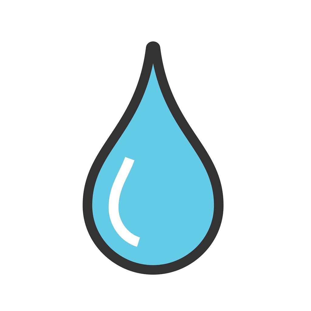 Water Line Filled Icon - IconBunny