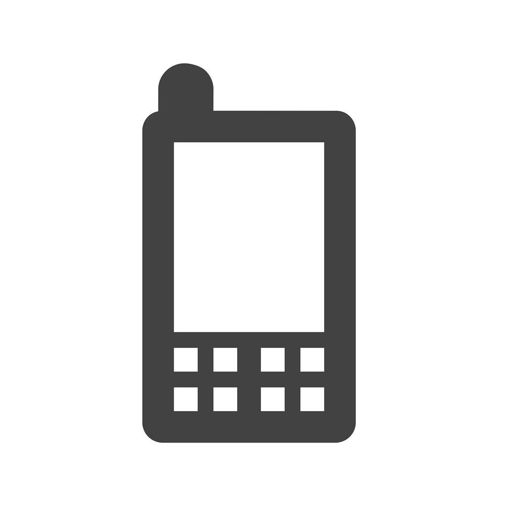 Mobile II Glyph Icon - IconBunny