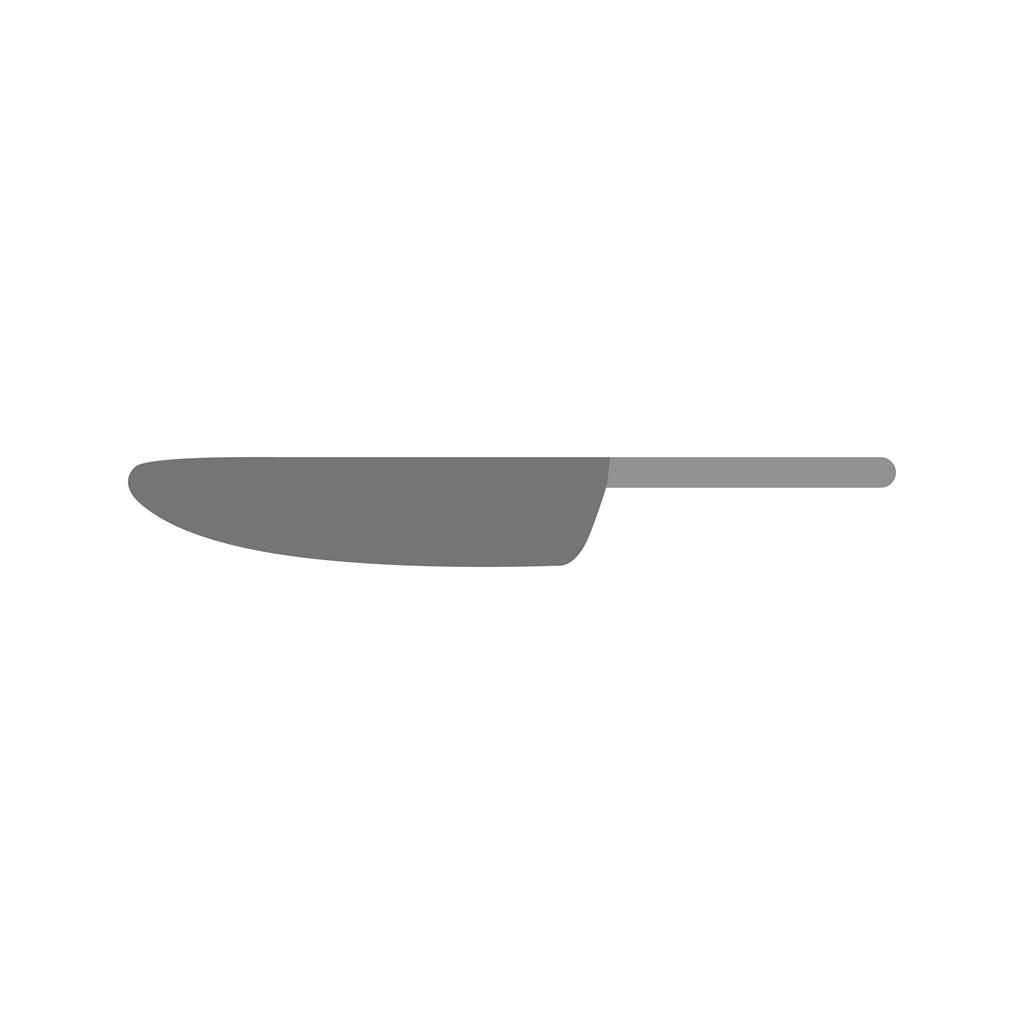 Knife Greyscale Icon - IconBunny