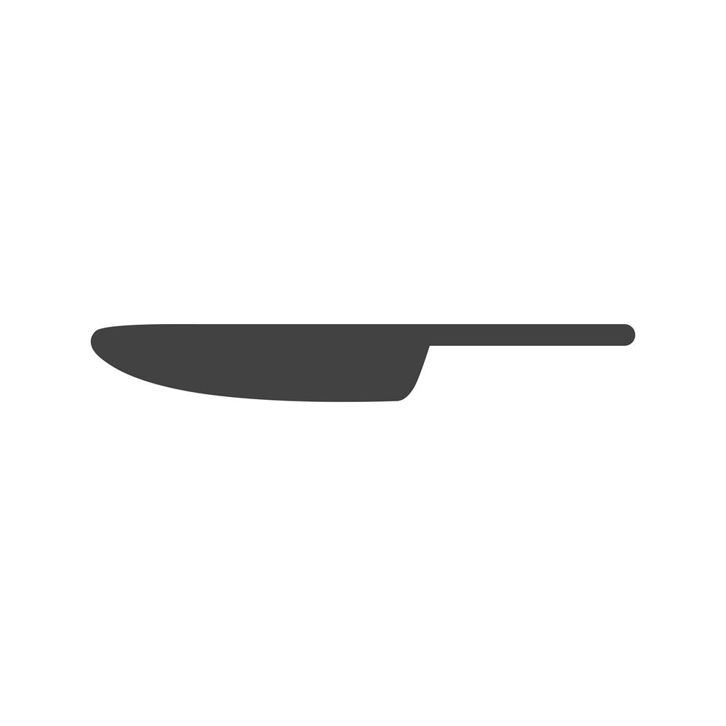 Knife Glyph Icon - IconBunny