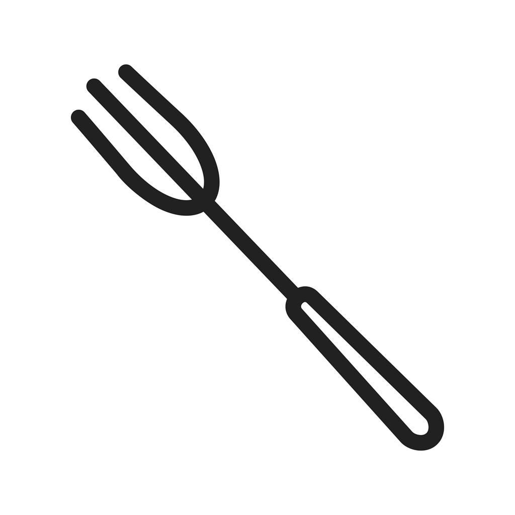 Fork Line Icon - IconBunny